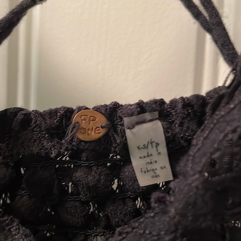 Free People Black Lace Adella Bra - Picture 2 of 4